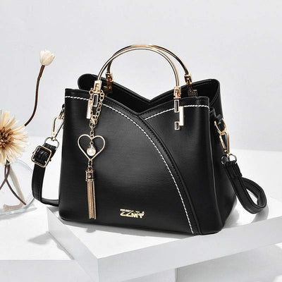 Color Block Handbag Love Tassel Decor Crossbody Bags For Women Nexora Store