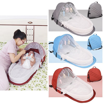 Babybed Reiszonbescherming Klamboe Met Draagbare Wieg Baby Opvouwbare Ademende Baby Slaapmand Ritchy's Shop