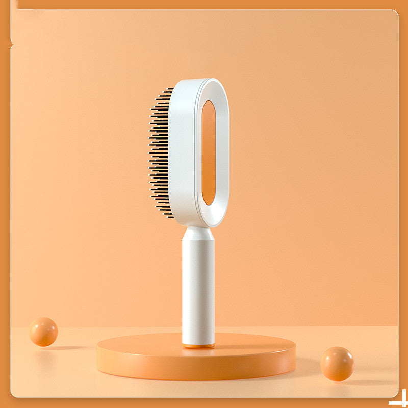 Zelfreinigende haarborstel voor vrouwen, één-toets reiniging, haaruitval, airbagmassage, hoofdhuidkam, antistatische haarborstel Nexora Store