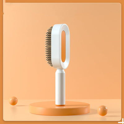 Zelfreinigende haarborstel voor vrouwen, één-toets reiniging, haaruitval, airbagmassage, hoofdhuidkam, antistatische haarborstel Nexora Store