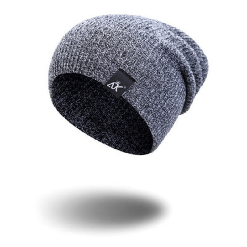 Unisex modieuze gebreide muts, winter wollen elastische muts voor buiten fietsen, kamperen, reizen winter muts acryl gebreide mutsen voor mannen vrouwen Ritchy's Shop