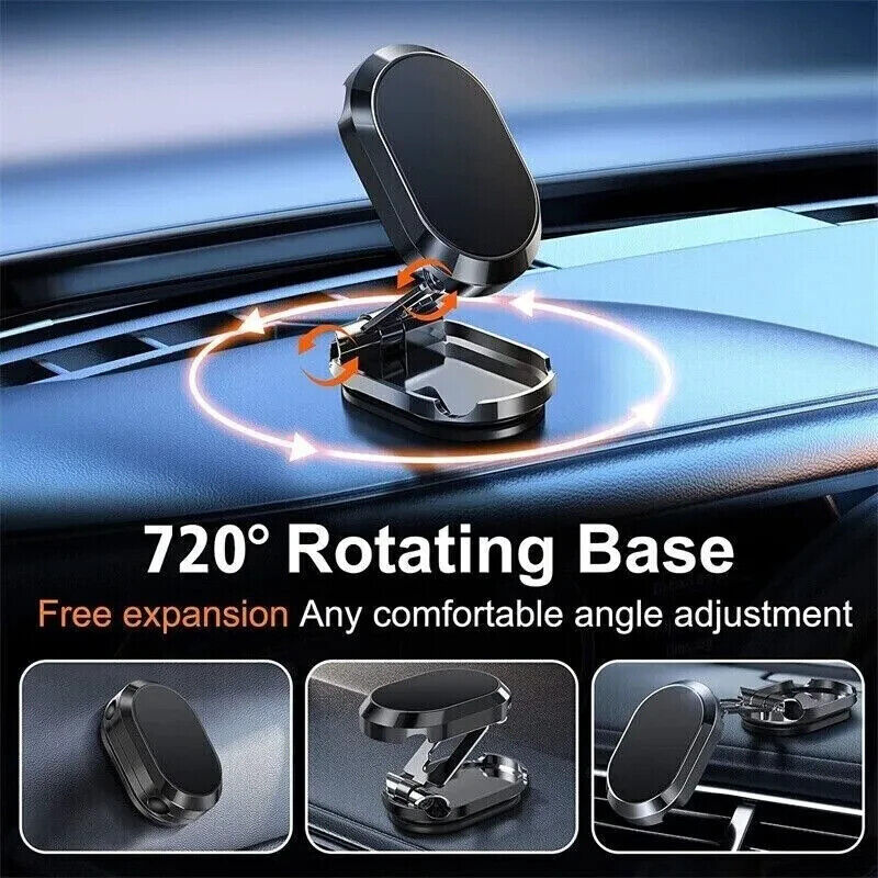 Magnetische telefoonhouder voor in de auto, dashboardmontage, magnetische roestvrijstalen autotelefoonhouder - dashboardmontage, waterbestendig, draaibaar Ritchy's Shop