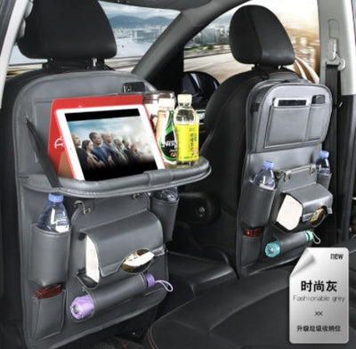 PU leren auto opbergtas Multifunctionele rugleuning opbergtas Waterdichte auto organizer Auto-interieur accessoires Nexora Store