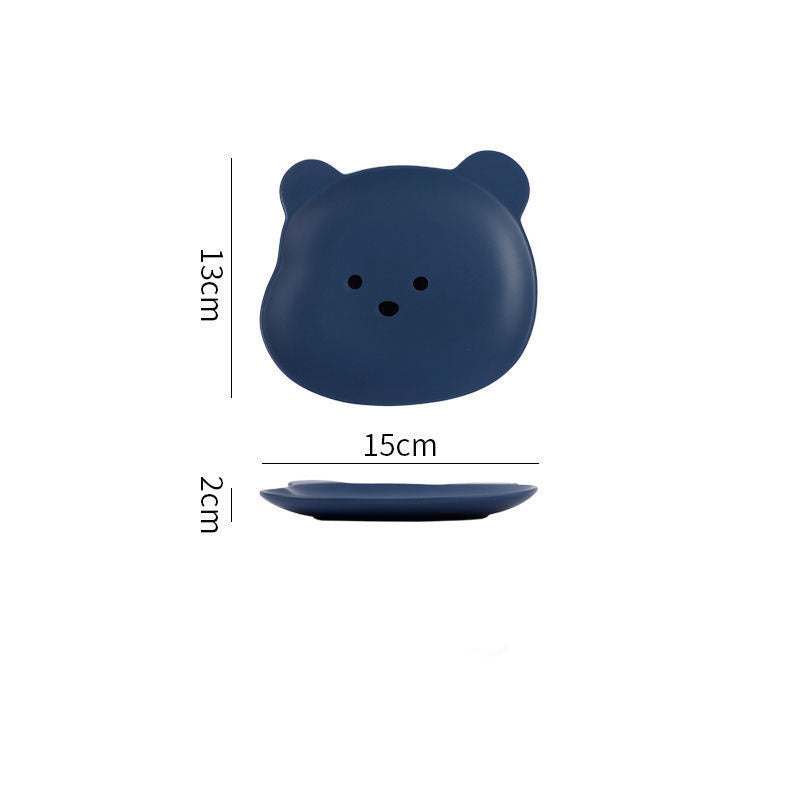 Home Cartoon schattig beervormig dinerbord Nexora Store