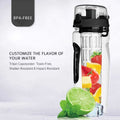 32oz Fruit Infuser Waterfles Water Fruitfles BPA-vrij Plastic Sport Fruit Infuser Waterflessen Met Infuser Sap Shaker Drinkfles Water Nexora Store