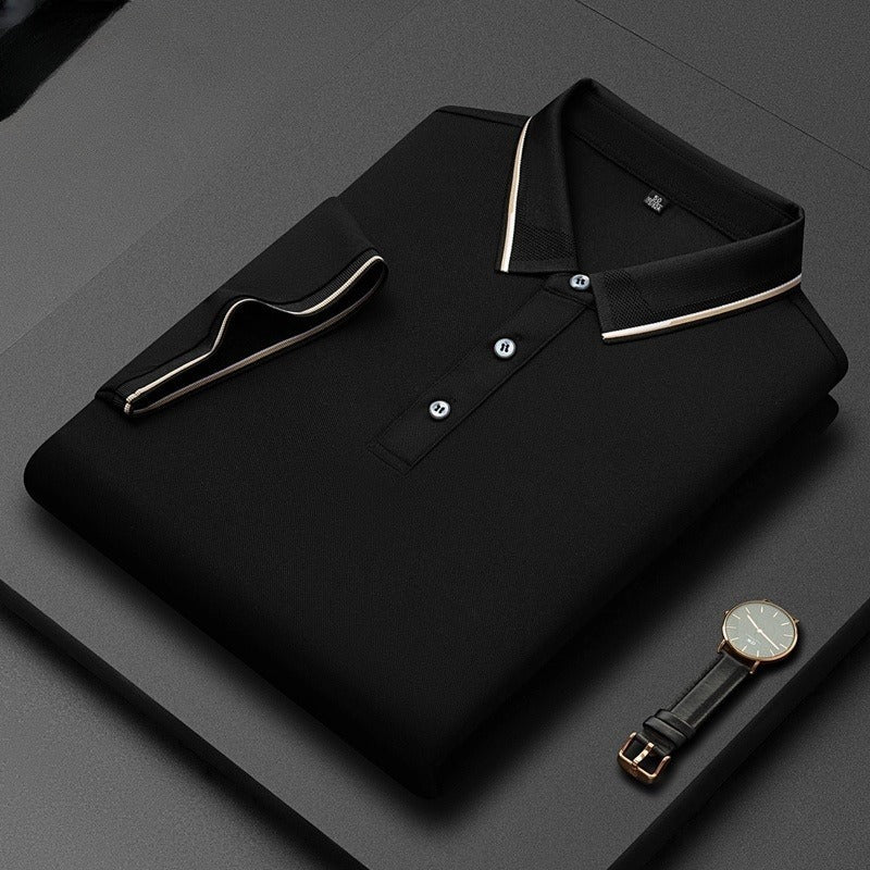 Licht zakelijk zijden heren T-shirt met korte mouwen Nexora Store