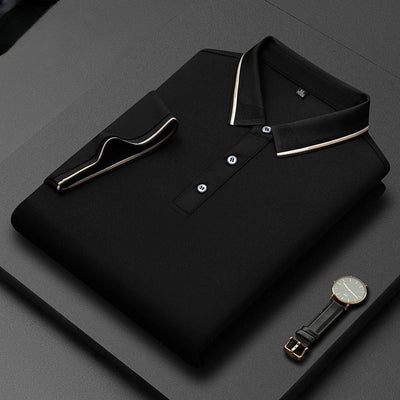 Licht zakelijk zijden heren T-shirt met korte mouwen Nexora Store
