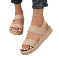 Modieuze platte sleehak strandsandalen voor dames Ritchy's Shop