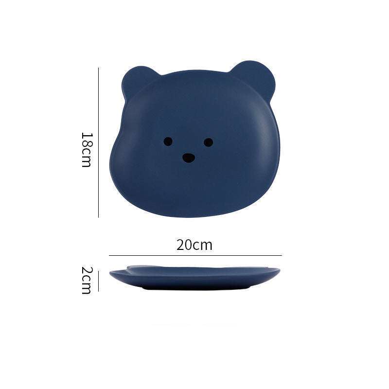 Home Cartoon schattig beervormig dinerbord Nexora Store