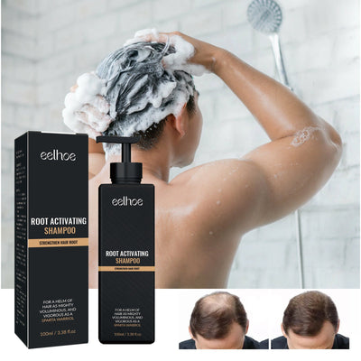 Root Activator Shampoo, Natuurlijke Haargroei Shampoo, Unisex Haarverdikking Shampoo, Zachte Shampoo voor Mannen & Vrouwen, Voedende Langdurige Haarverzorging voor Donker & Dikker Haar Nexora Store