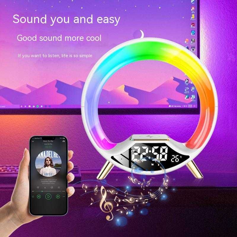 O Light Three In One Wireless Charging Multifunctional Bluetooth Speaker Night Light Nexora Store