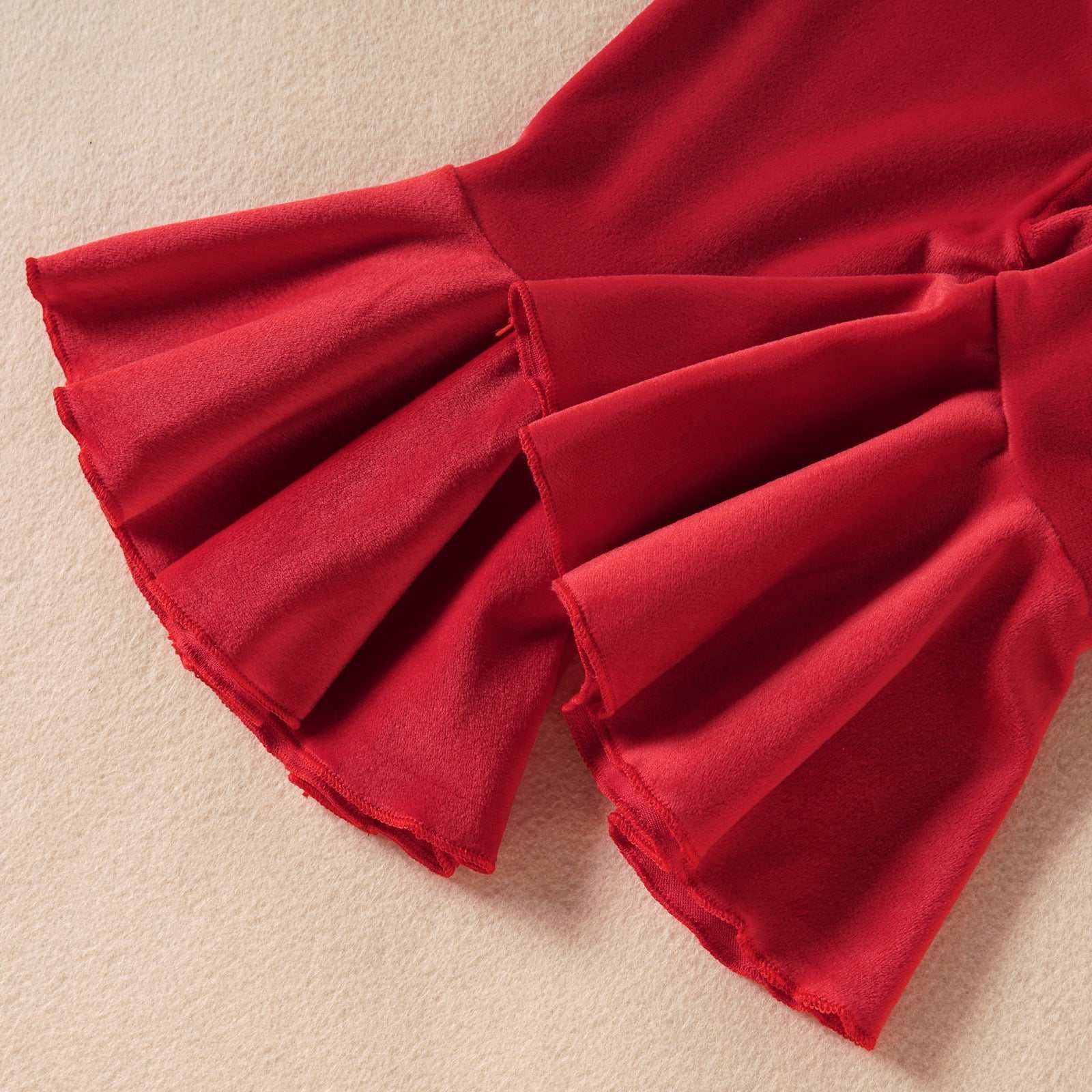 Set van twee witte Valentijnsdag-shirts met top, wijde broek en tweedelige set voor baby's en kinderen Ritchy's Shop