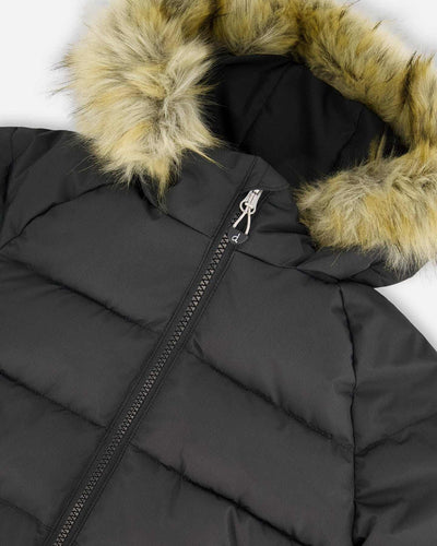 Puffy Winter Jacket Black Deux par Deux