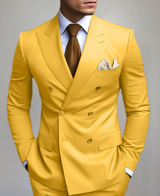 Nieuw bedrukt herenpakjasje met posterieure mediane split Nexora Store