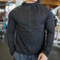 Fitness Training Slim Fit Hardlopen met Capuchon Outdoor Sportjack Heren Ritchy's Shop