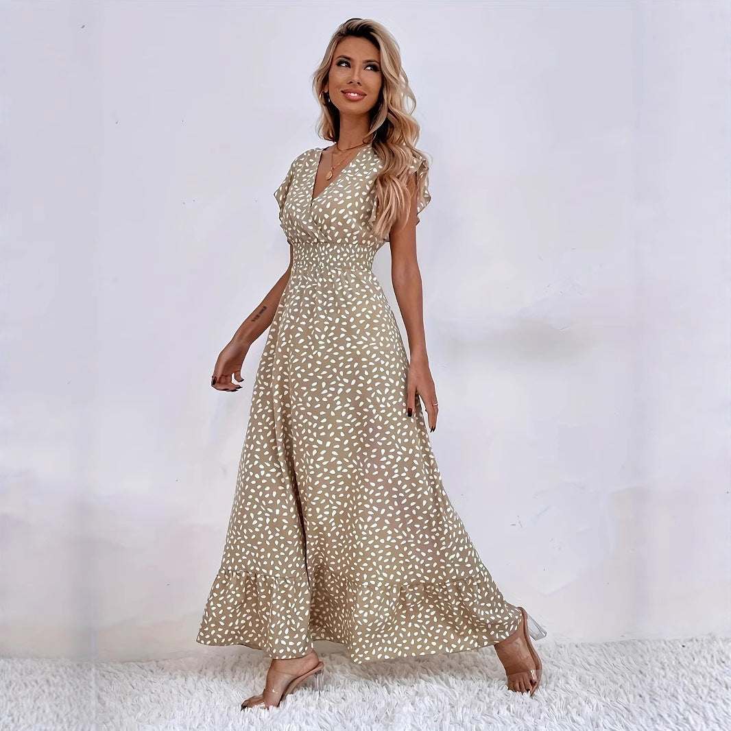 Bohemian Fashion Veelzijdige Bedrukte Jumpsuit Nexora Store