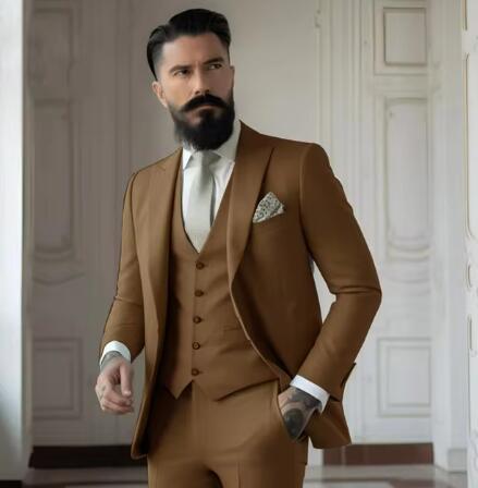 Heren Slim Fit Effen Kleur Business Pakset Nexora Store