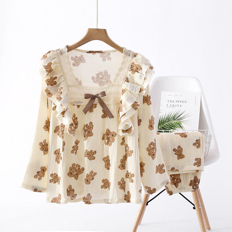 Strikbeerpak Zomerhuis Korte mouwen Broek Pyjama Nexora Store