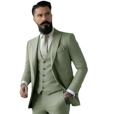 Heren Slim Fit Effen Kleur Business Pakset Nexora Store