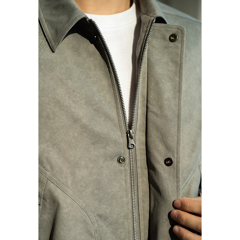 Twill winddichte jas voor heren, lente-vrijetijdsjas Ritchy's Shop