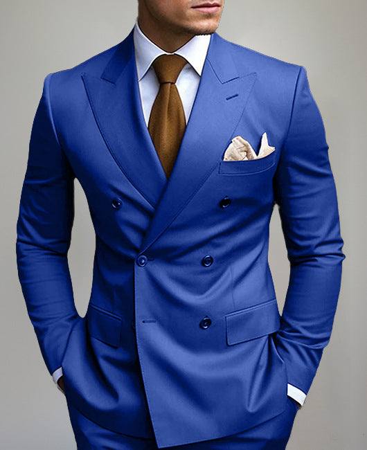 Nieuw bedrukt herenpakjasje met posterieure mediane split Nexora Store