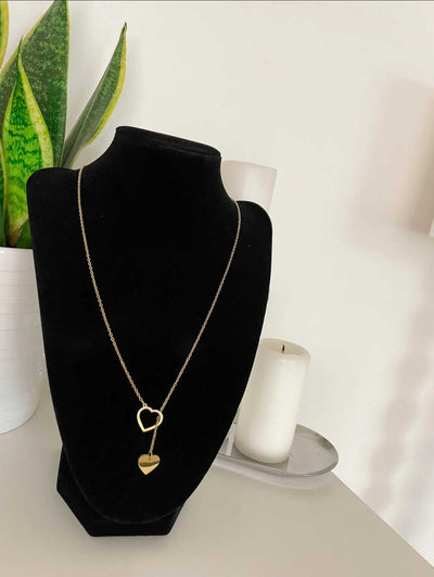 Long Pendant Heart-Shaped Necklaces Pendants For Women Simple Design Necklace Stylish Stainless Steel Jewelry Party Gift Nexora Store