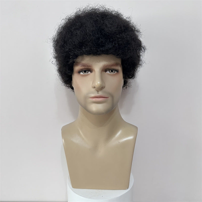Short Curly Afro Human Hair Wig Cashymart