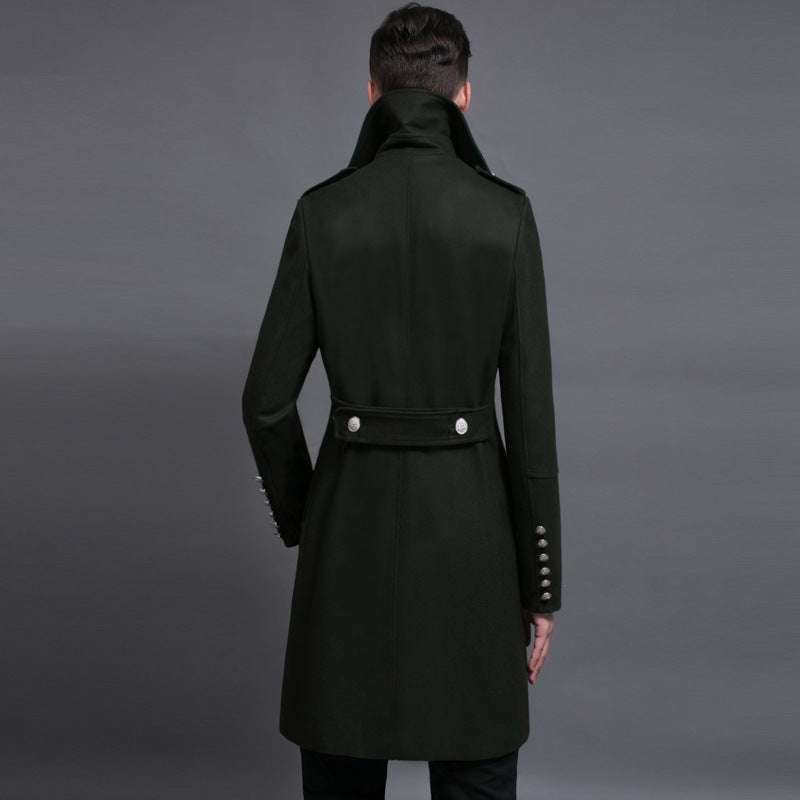 Double-row Retro Woolen Coat Man Nexora Store