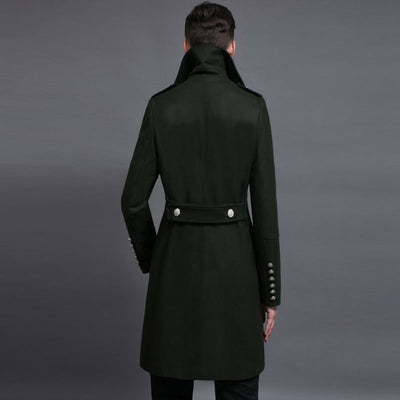 Double-row Retro Woolen Coat Man Nexora Store