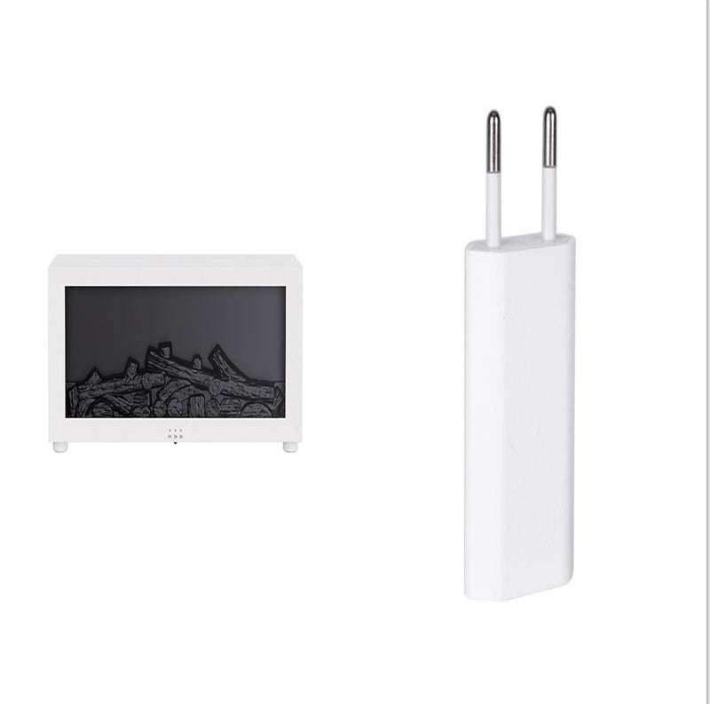 New Flame Aromatherapy Machine Colorful Essential Oil Diffuser Home Large Fog Volume Flame Humidifier 3D Flame Fireplace Machine Nexora Store