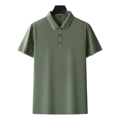 Licht zakelijk zijden heren T-shirt met korte mouwen Nexora Store