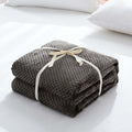 Household Simple Solid Color Coral Fleece Blanket Nexora Store