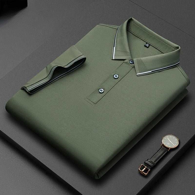 Licht zakelijk zijden heren T-shirt met korte mouwen Nexora Store