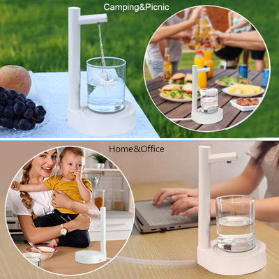 Bureaudispenser Elektrische waterfles Automatische waterflesdispenser Oplaadbare waterdispenser Ritchy's Shop