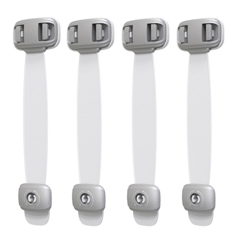 Veiligheidsslot voor baby's, anti-clip handdeur, kastsloten voor koelkast, ladekast, veilig slot voor kinderen, geen gereedschap of boren, kindveilige kastbeveiliging, ladedeursloten voor kastdeuren Ritchy's Shop