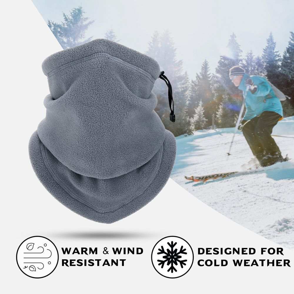 Winter winddichte sjaals fleece buis sjaal masker zachte halve gezichtsbedekking ski snowboard nekwarmer gaiter mode vrouwen mannen winter fleece gezichtsmasker sjaal bivakmuts nekwarmer Ritchy's Shop