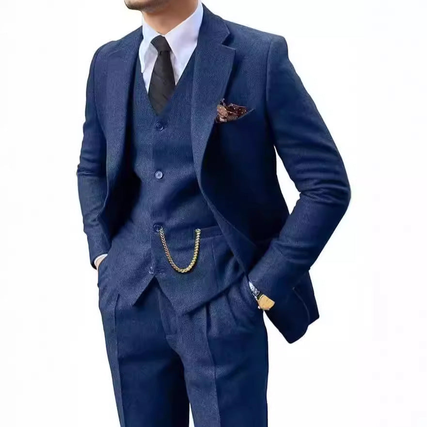 Herringbone Herenpak Slim Fit Nexora Store
