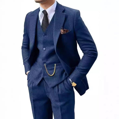 Herringbone Herenpak Slim Fit Nexora Store