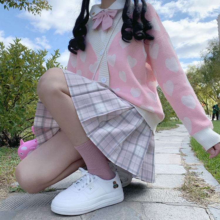 Cardigan Knitted Sweater Student Jacket Women Nexora Store