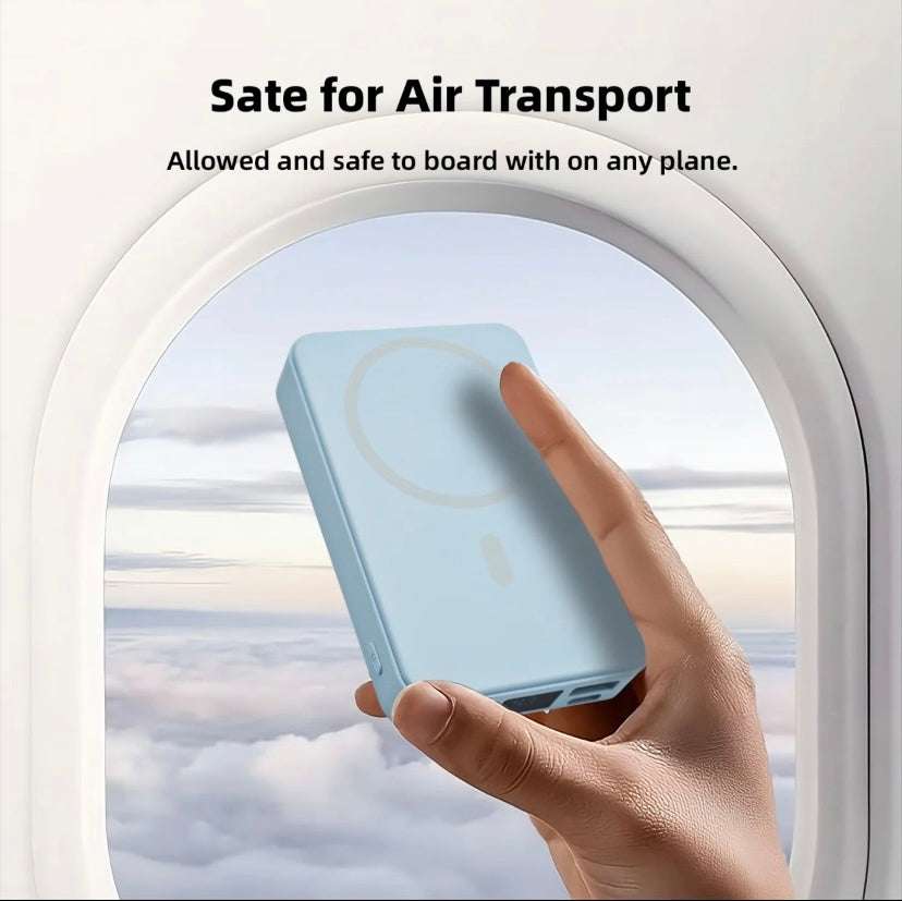 Powerbank Magnetische Draagbare Draadloze Snellader 10000mAh Type-C Kabel LED-scherm 22,5W PD Snellaadverlichting Mag-Safe Batterijpakket Voor iPhone 15 14 13 12 Mini Pro Pro Max Apparaten Digitaal Nexora Store