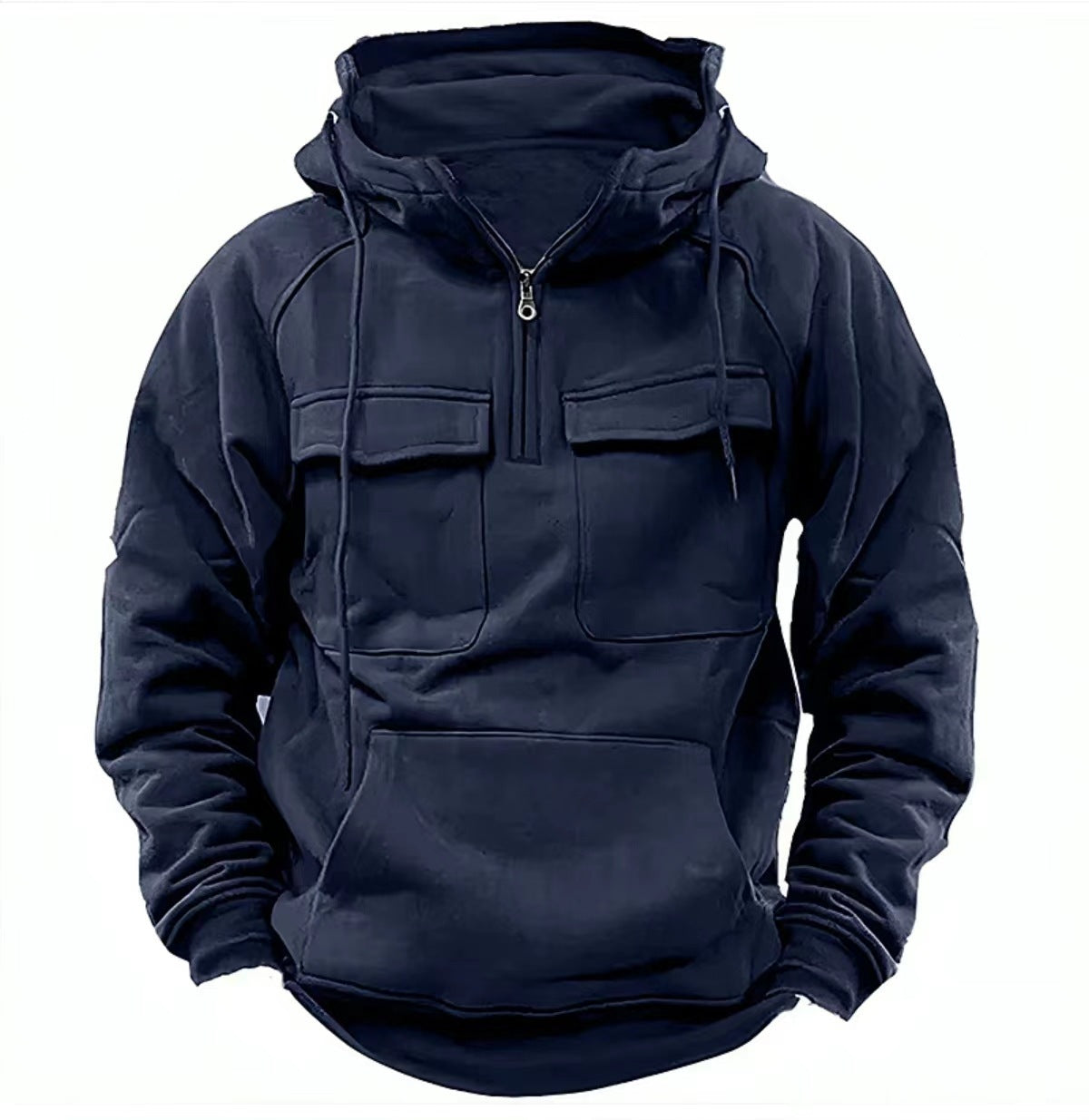 Men's Zip-up Hoodies Sweatshirt With Drawstring And Pocket Design Fashion Casual Sports Sweatshirt Nexora Store
