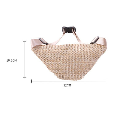 Mode Crossbody One-shoulder gebreide mini heuptas voor dames Nexora Store
