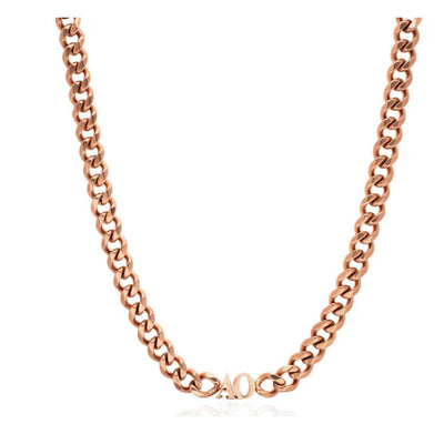 Creatieve, op maat gemaakte Engelse naamketting met letters, roestvrijstalen chokerketting, gepersonaliseerde Cubaanse ketting, kerstcadeaus Nexora Store