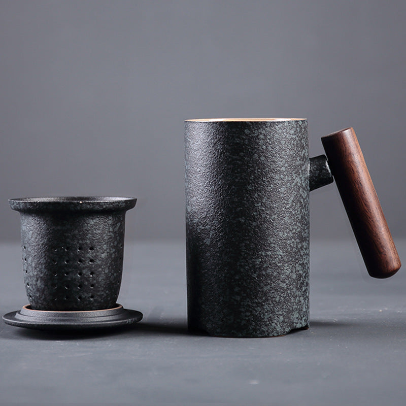 Commerciële Japanse mokken met houten handvatten Ritchy's Shop