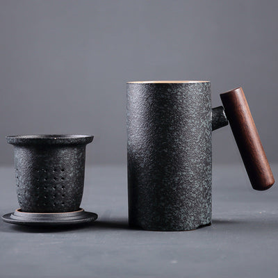 Commerciële Japanse mokken met houten handvatten Ritchy's Shop