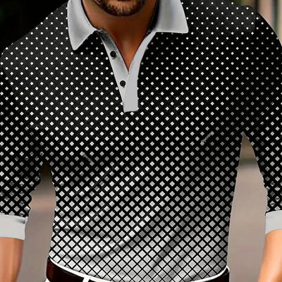 Design Button Lange Mouw Retro Losse Top Nexora Store