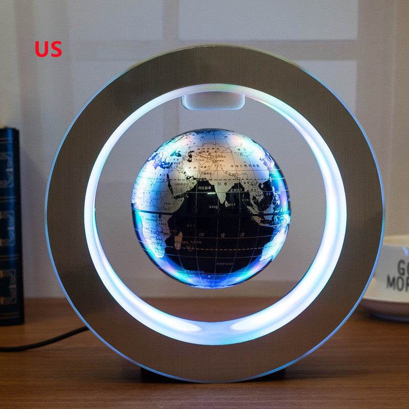 Ronde LED wereldkaart zwevende bol magnetische levitatielamp anti-zwaartekracht magie Nexora Store