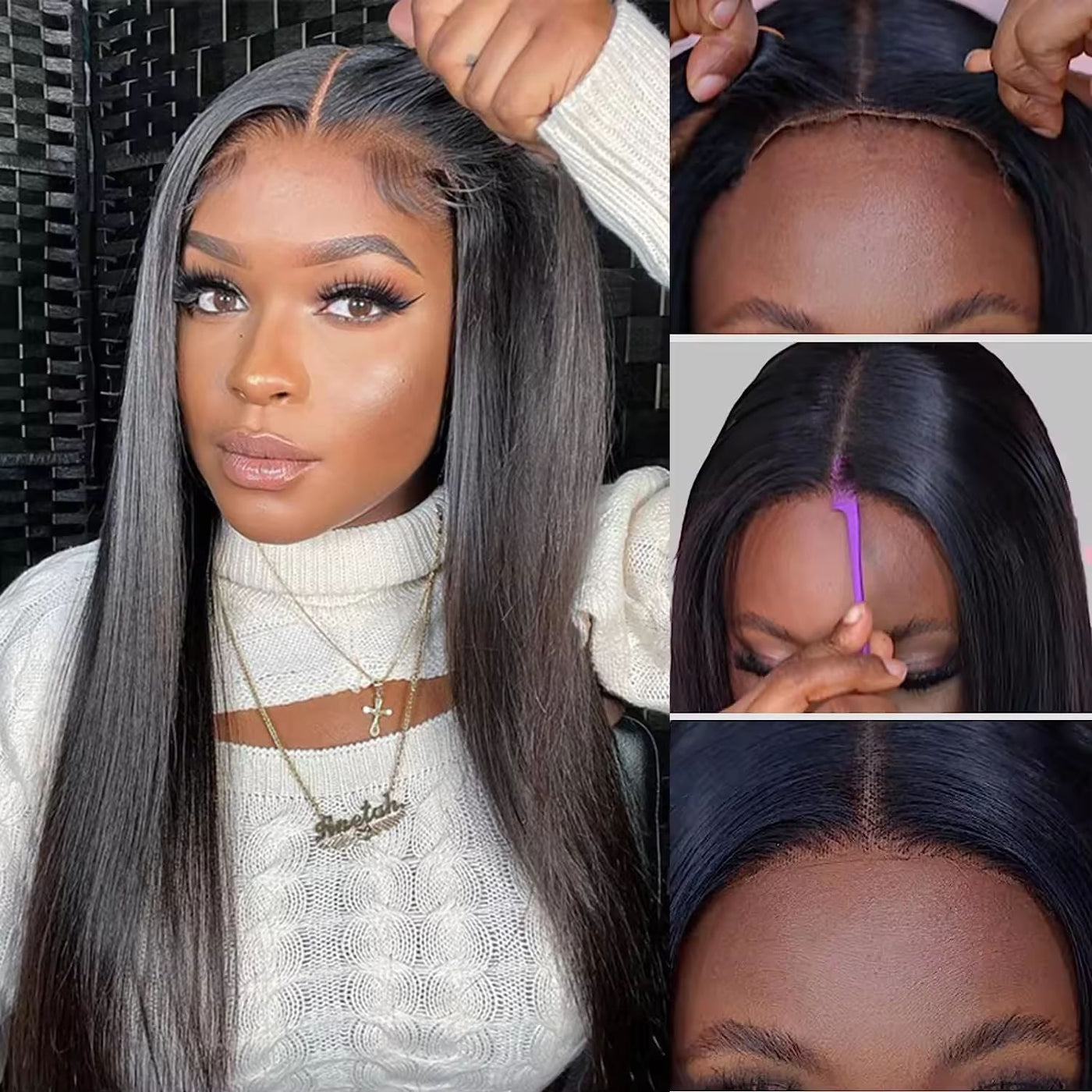 Glueless Wig Human Hair Straight Wig Nexora Store