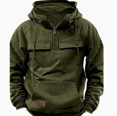 Men's Zip-up Hoodies Sweatshirt With Drawstring And Pocket Design Fashion Casual Sports Sweatshirt Nexora Store