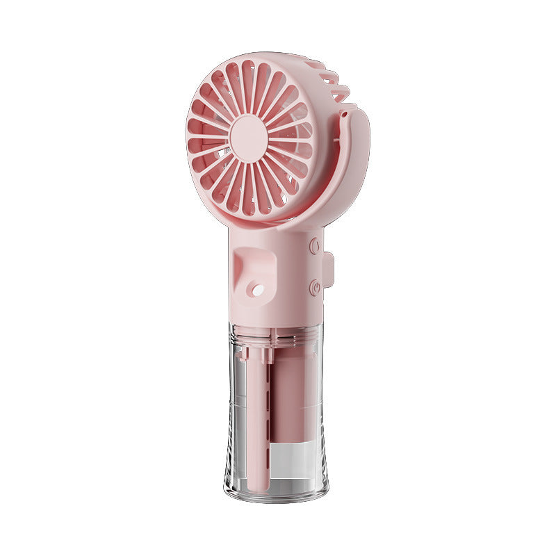 Portable Handheld Spray Fan 4-Speed Water Spray Mist Fan Summer Cooling Artifact USB Charging Summer Supplies Outdoor Mini Fan Nexora Store